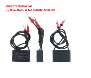 Tụ Khởi Động Động Cơ 0.1uF 600VAC 100R 2W
